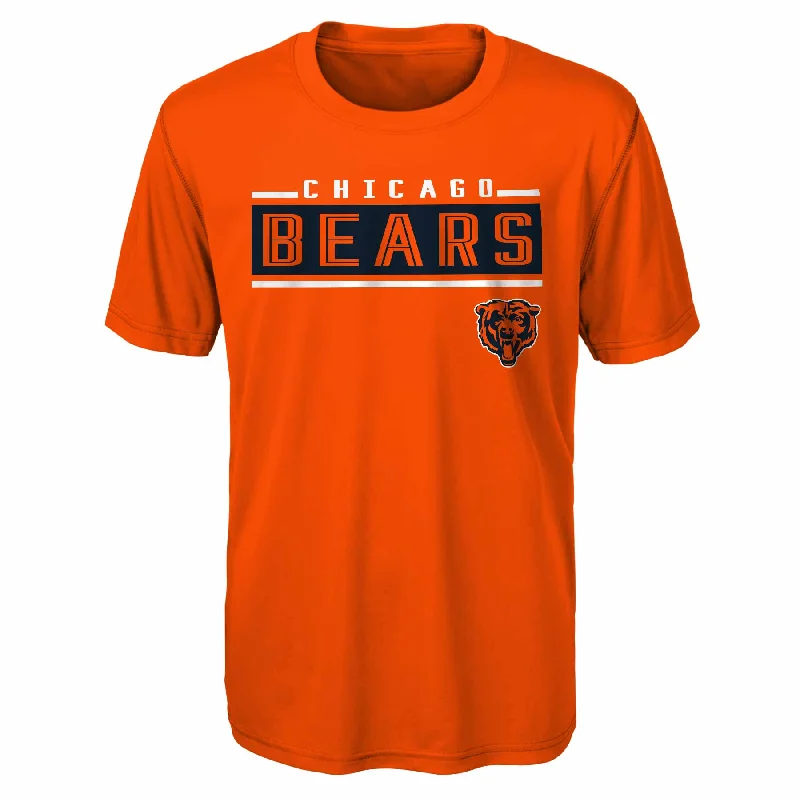 Savings Galore Chicago Bears Youth Orange Amped Up Dri-Tek T-Shirt