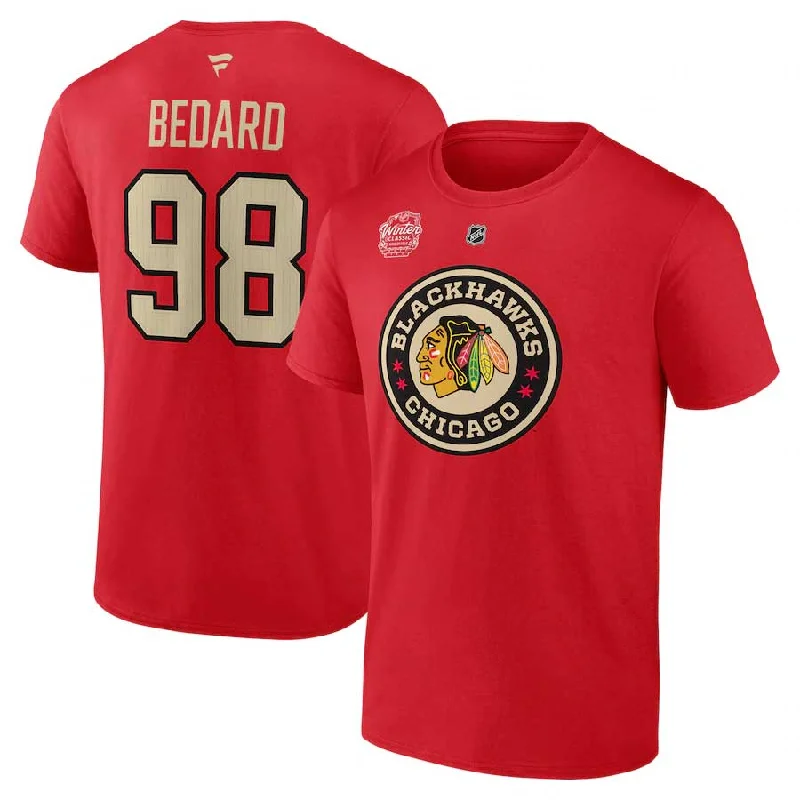 Reduced Rates Chicago Blackhawks 2025 Winter Classic Connor Bedard Youth Name and Number T-Shirt Reduced Rates Chicago Blackhawks 2025 Winter Classic Connor Bedard Youth Name and Number T-Shirt