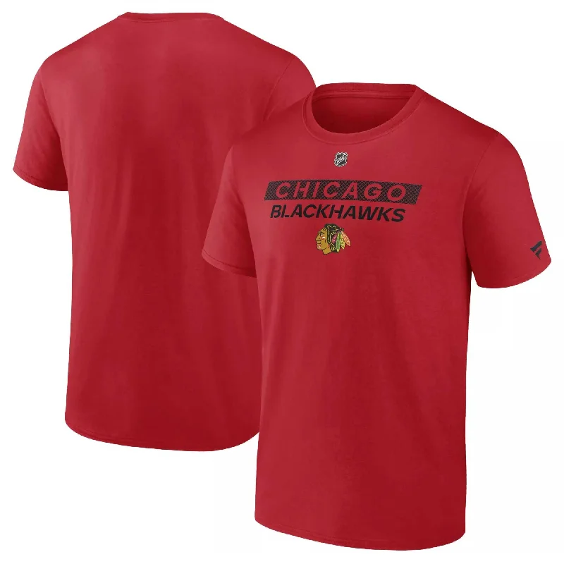 Savings Event Chicago Blackhawks Fanatics Authentic Pro Primary Cotton Short Sleeve T Shirt Savings Event Chicago Blackhawks Fanatics Authentic Pro Primary Cotton Short Sleeve T Shirt