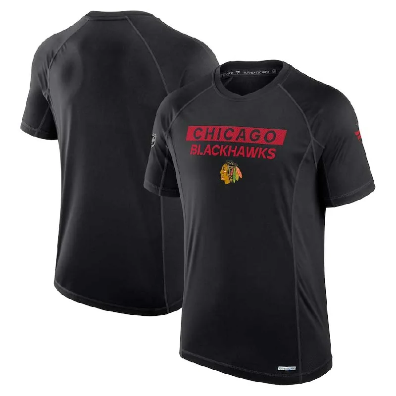 Sale Alert Chicago Blackhawks Fanatics Authentic Pro Rink Tech Short Sleeve T Shirt