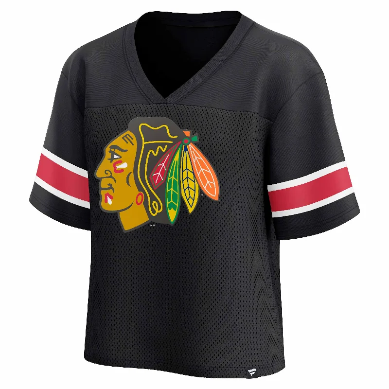 Steal Deal Chicago Blackhawks Mesh Fashion T-Shirt
