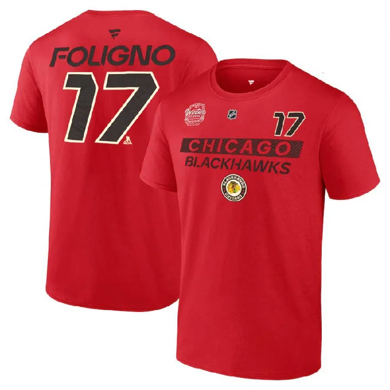 Now Available Chicago Blackhawks Nick Foligno Fanatics 2025 Winter Classic Prime Name and Number T Shirt Now Available Chicago Blackhawks Nick Foligno Fanatics 2025 Winter Classic Prime Name and Number T Shirt