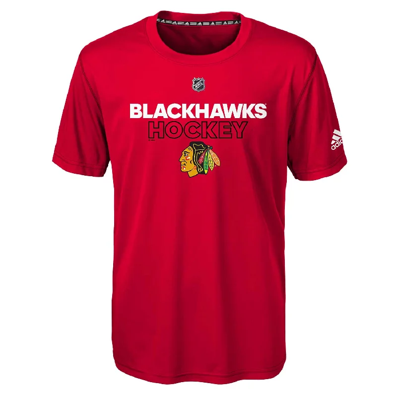 Closeout Deal Chicago Blackhawks Preschool Authentic Climalite T-Shirt