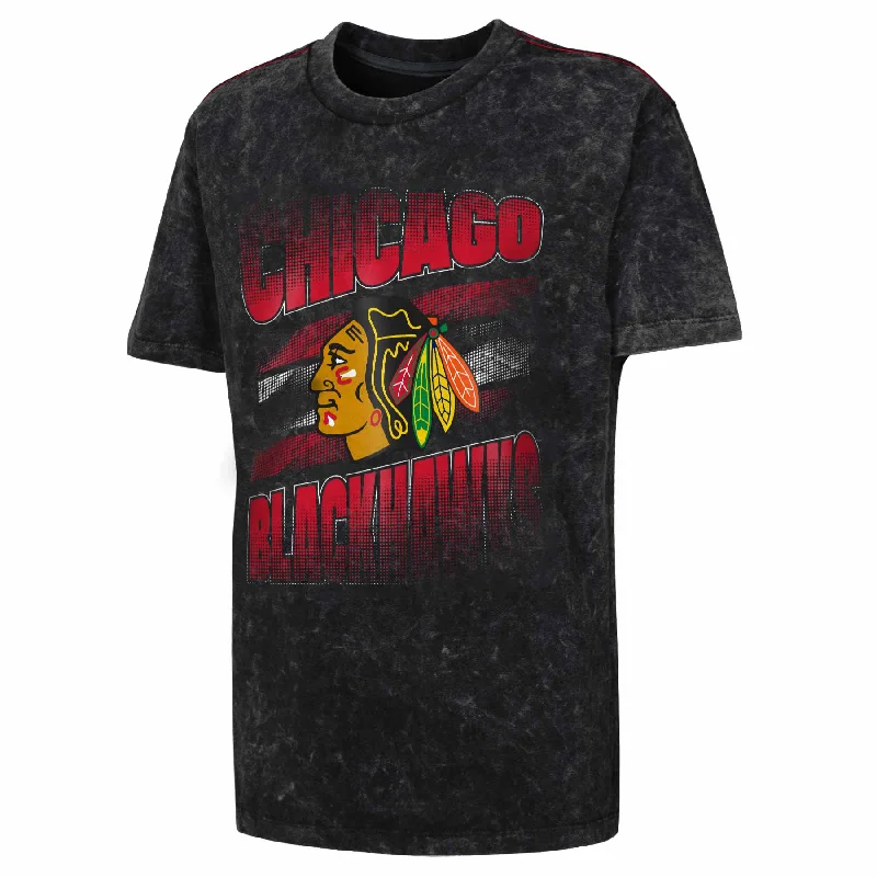 Overstock Sale Chicago Blackhawks Youth Fresh Mindset T Shirt