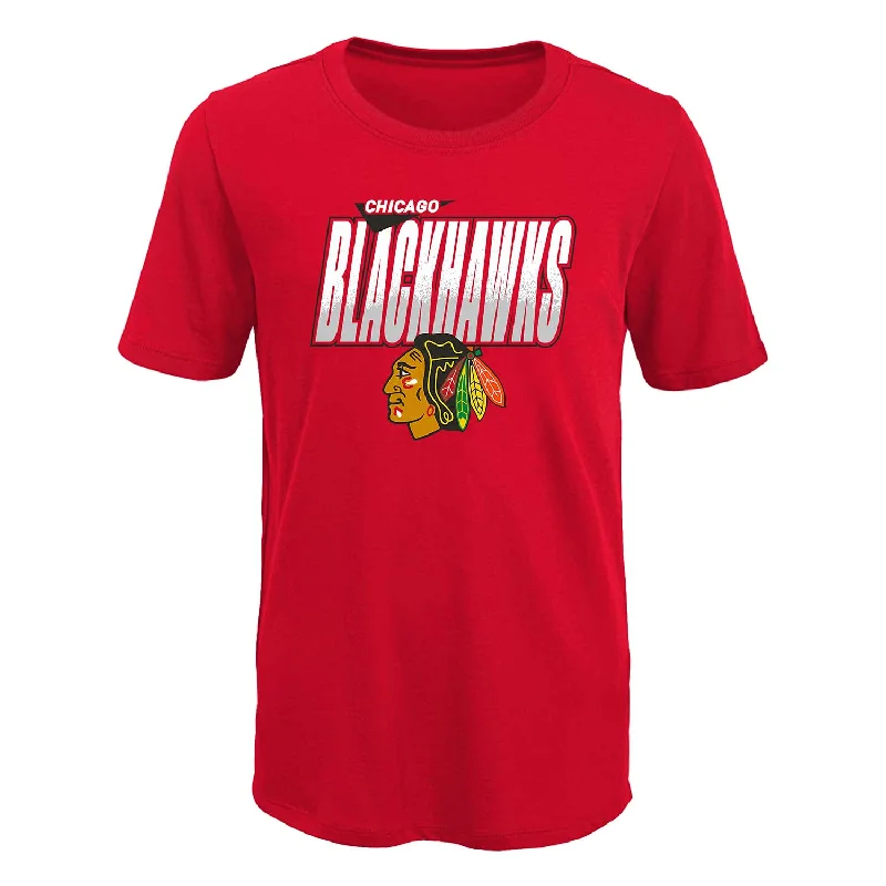 Best Seller Chicago Blackhawks Youth Frosty Center Red T-Shirt