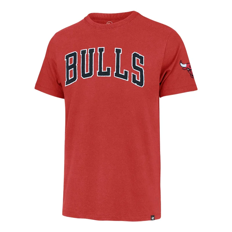 Huge Savings Chicago Bulls Red Franklin Fieldhouse T-Shirt