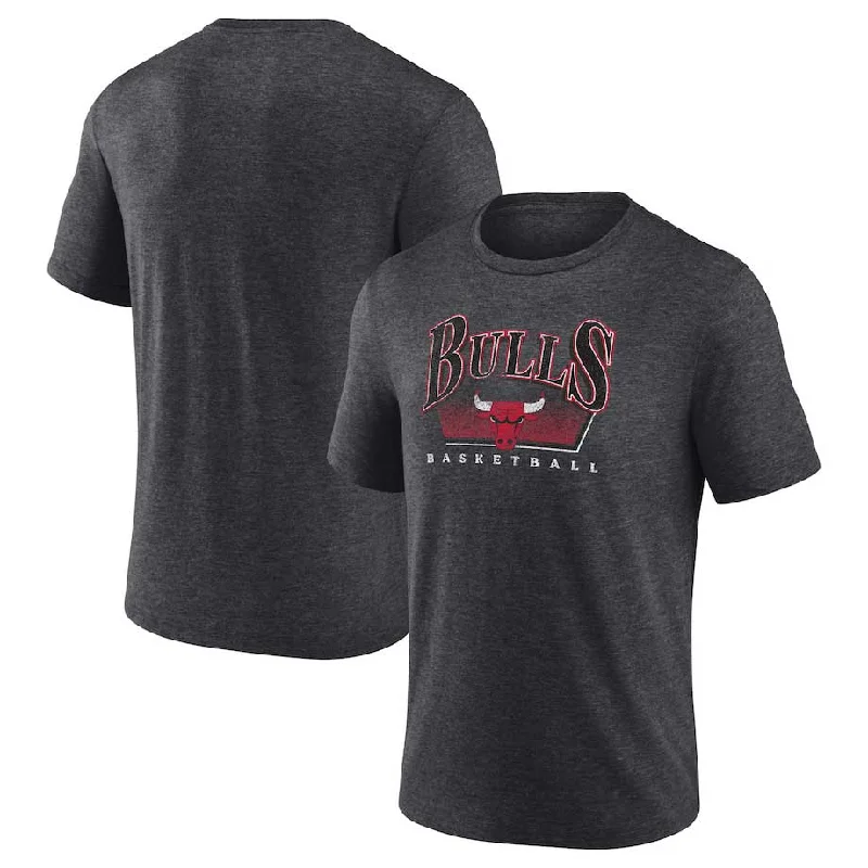 Discount Mania Chicago Bulls Team Graphics Triblend Retro T-Shirt