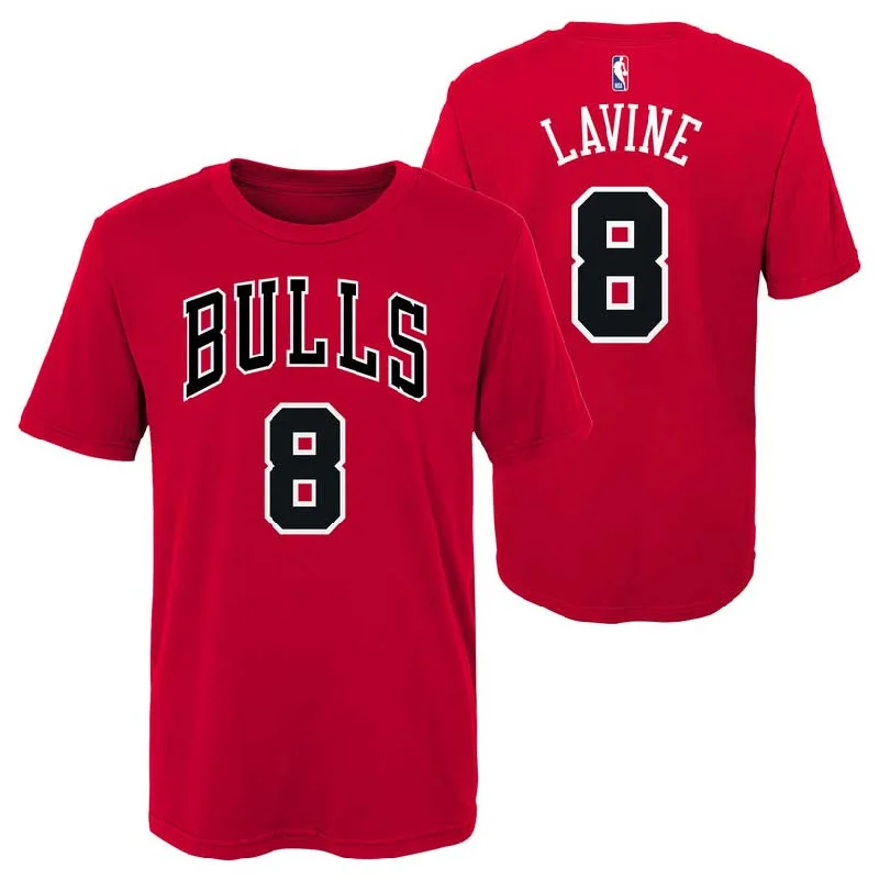 Epic Value Chicago Bulls Zach Lavine Youth Name And Number T-Shirt