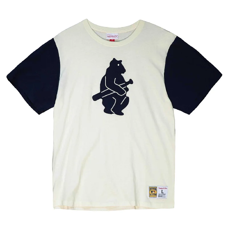 Hurry Up Chicago Cubs 1914 Color Blocked T-Shirt