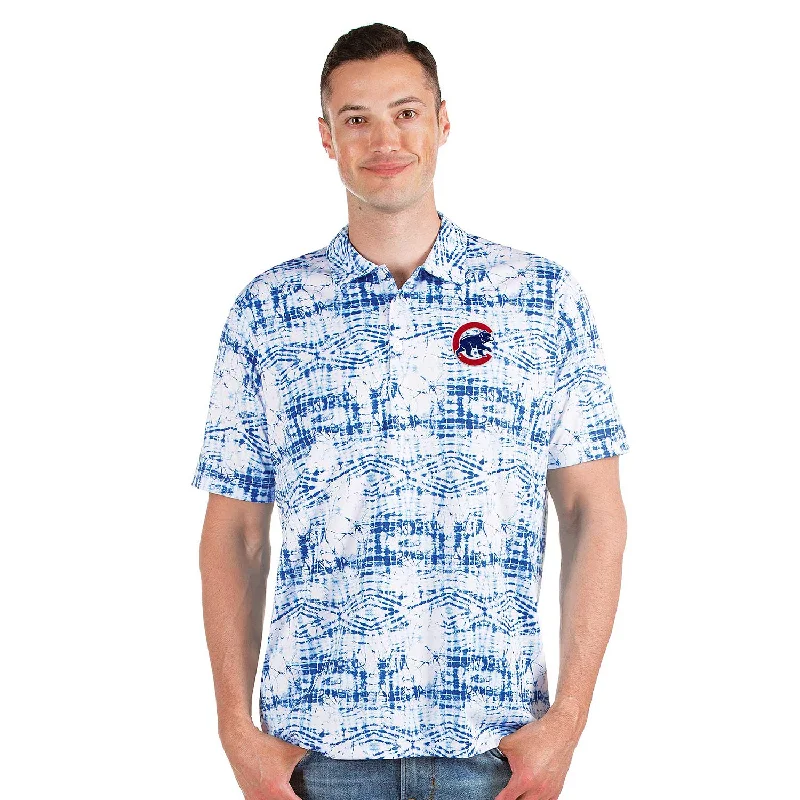 Super Bargain Chicago Cubs Antigua Vivid Walking Bear Polo