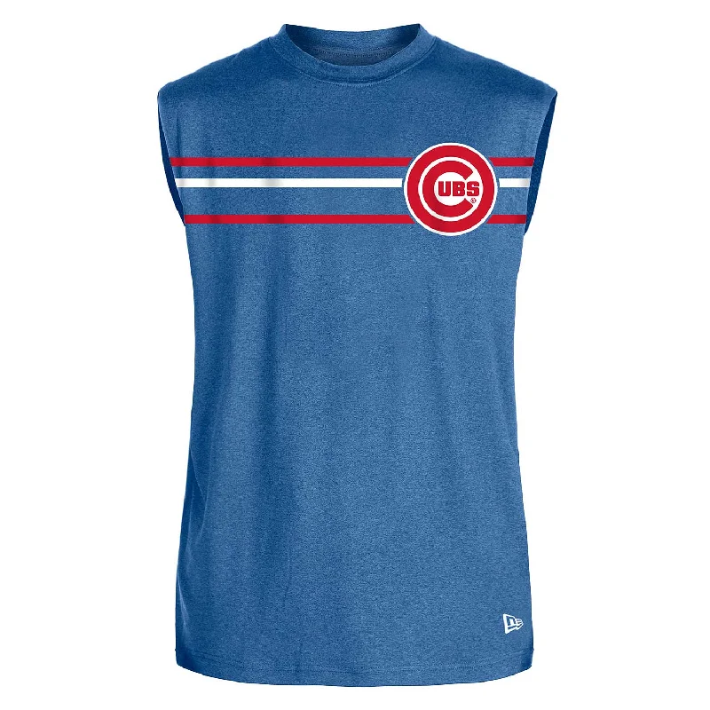 Can't Miss Chicago Cubs Bullseye Brushed Heather Tank Top