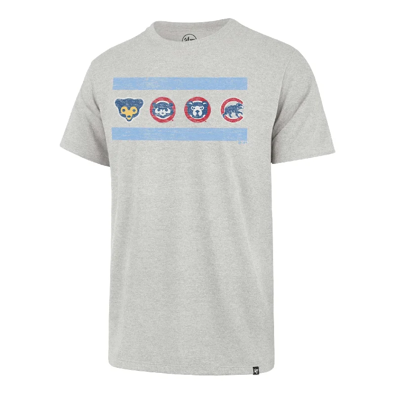 Clearance Sale Chicago Cubs City Flag Multilogo Franklin T-Shirt