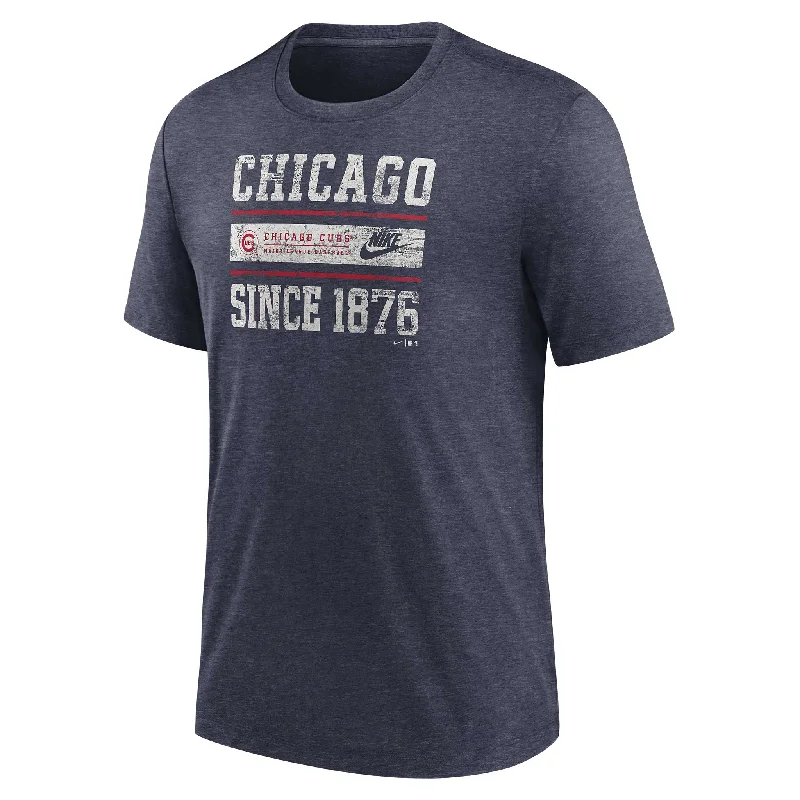 Friends and Family Sale Chicago Cubs Cooperstown Local Stack Nike Triblend Tee