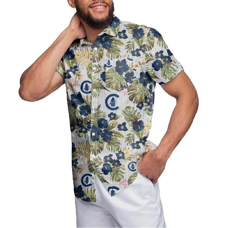 Year-End Sale Chicago Cubs Floral Cooperstown Print Shirt