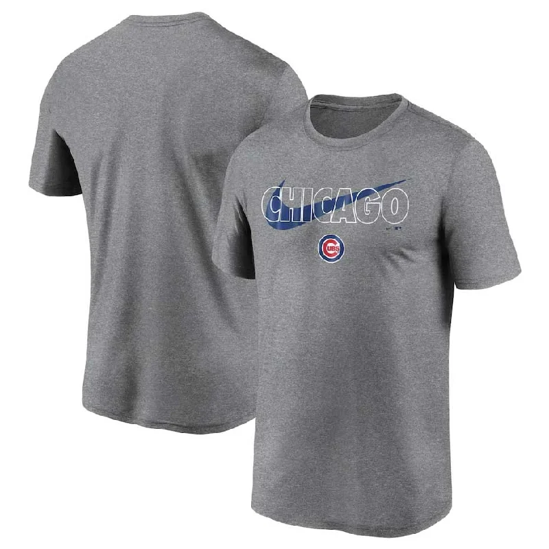 Weekend Deals That Wow Chicago Cubs Gray City Swoosh Legend T-Shirt