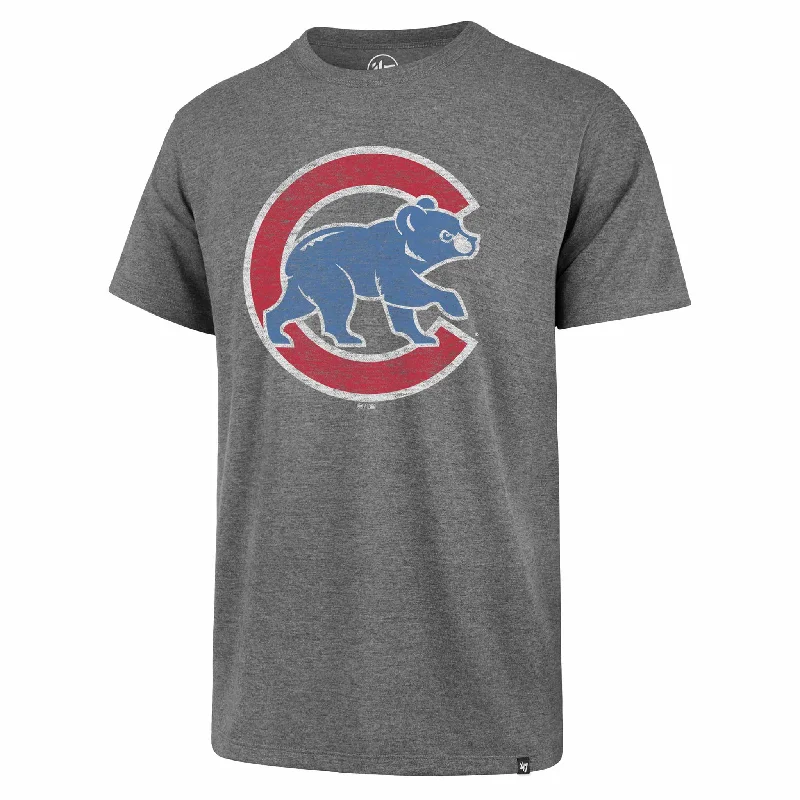 Hot Deal Chicago Cubs Grey Walking Bear Franklin T Shirt