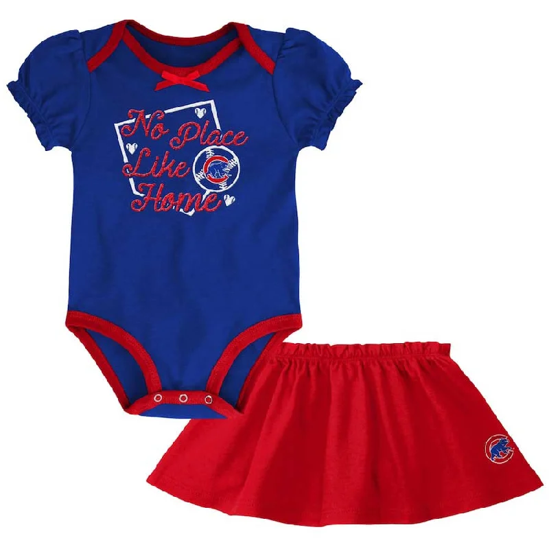 Shop Now Chicago Cubs Infant Girls Outfield Skirt & Creeper Set