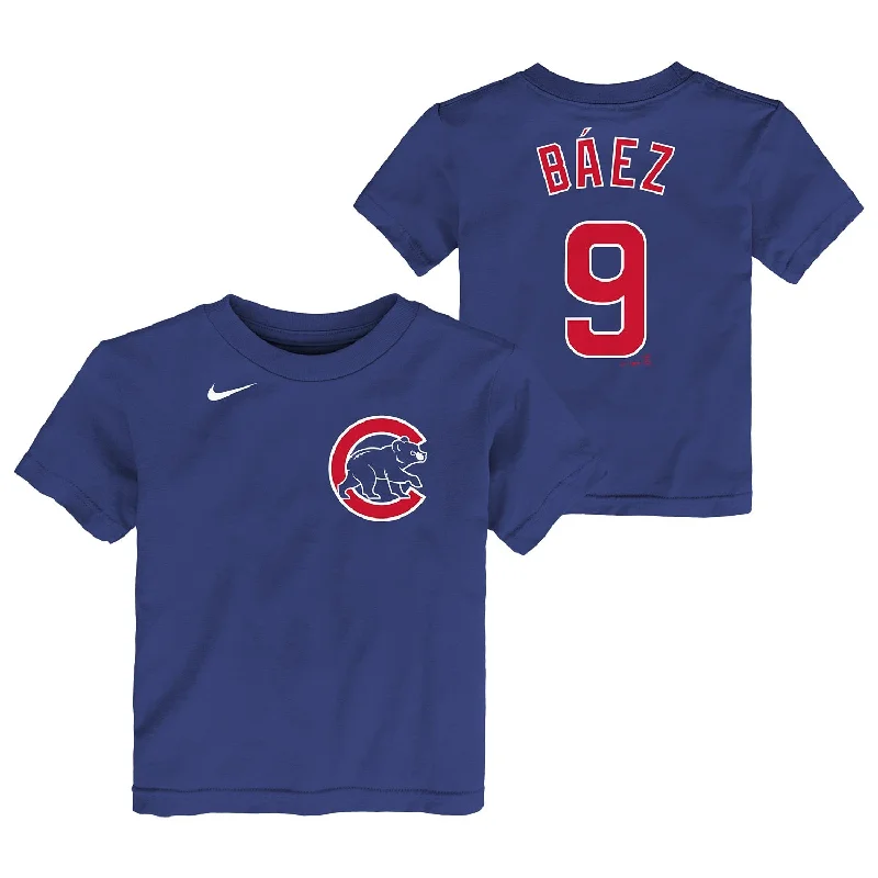 Low Prices Chicago Cubs Javier Baez Toddler Nike Team Name & Number Cotton Tee
