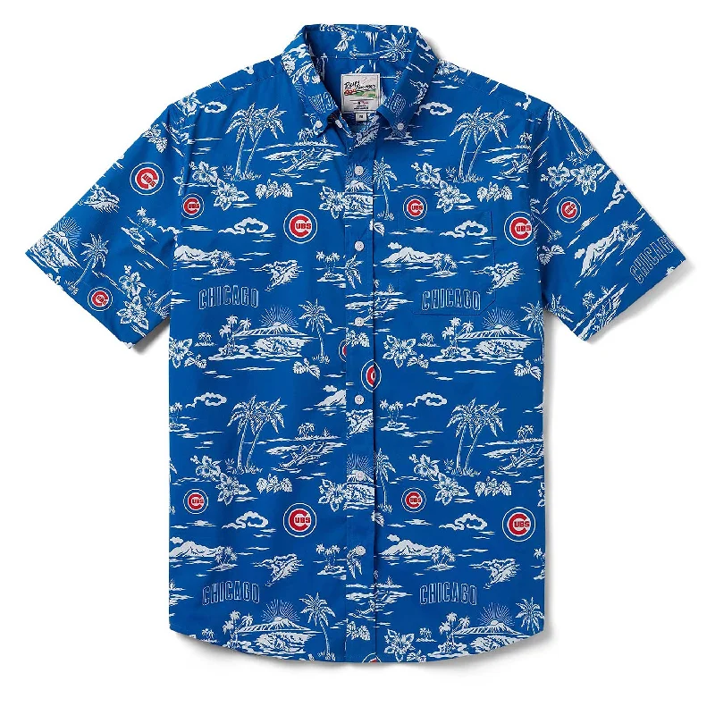 Final Clearance Chicago Cubs Kekai Performance Hawaiian Shirt