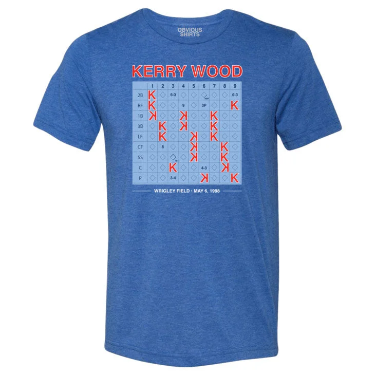 Buy Now Chicago Cubs Kerry Wood 20k Scorecard T-Shirt