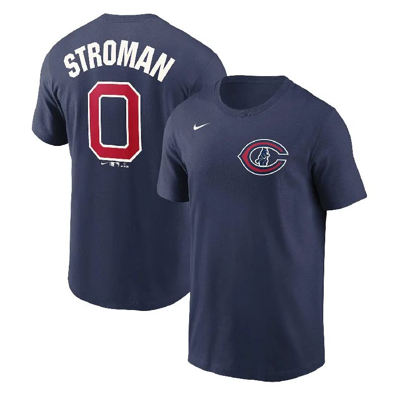 Blowout Sale Chicago Cubs Marcus Stroman 2022 Field Of Dreams Name & Number T-Shirt