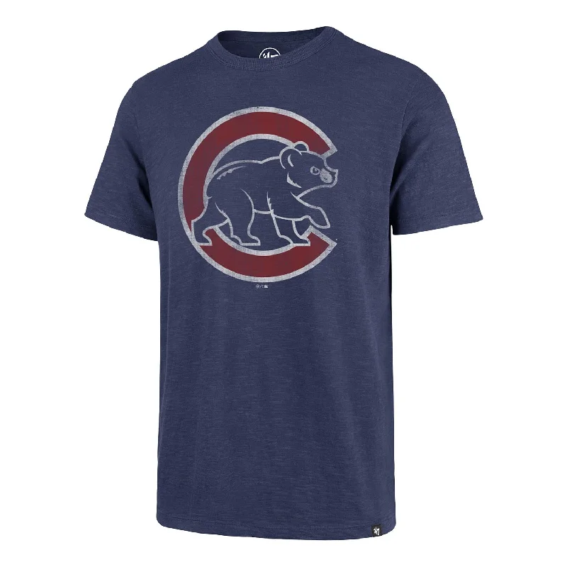 Weekend Deal Chicago Cubs Royal Walking Bear Fieldhouse Tee
