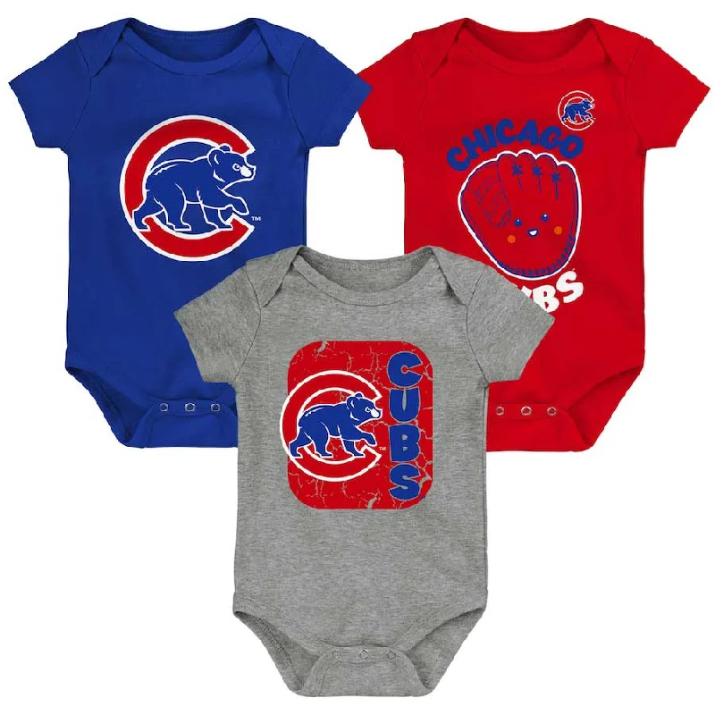 Special Buy Chicago Cubs Newborn Change Up 3-Pack Creeper Set