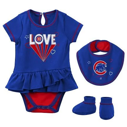Weekend Offers You Can't Ignore Chicago Cubs Newborn Love Creeper, Bib, & Bootie Set Weekend Offers You Can't Ignore Chicago Cubs Newborn Love Creeper, Bib, & Bootie Set