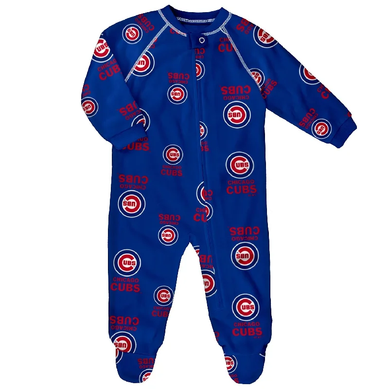 Markdowns Chicago Cubs Newborn Reglan Zip Up Coverall