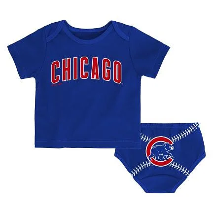 Fantastic Offers Chicago Cubs Newborn Royal Diaper Set