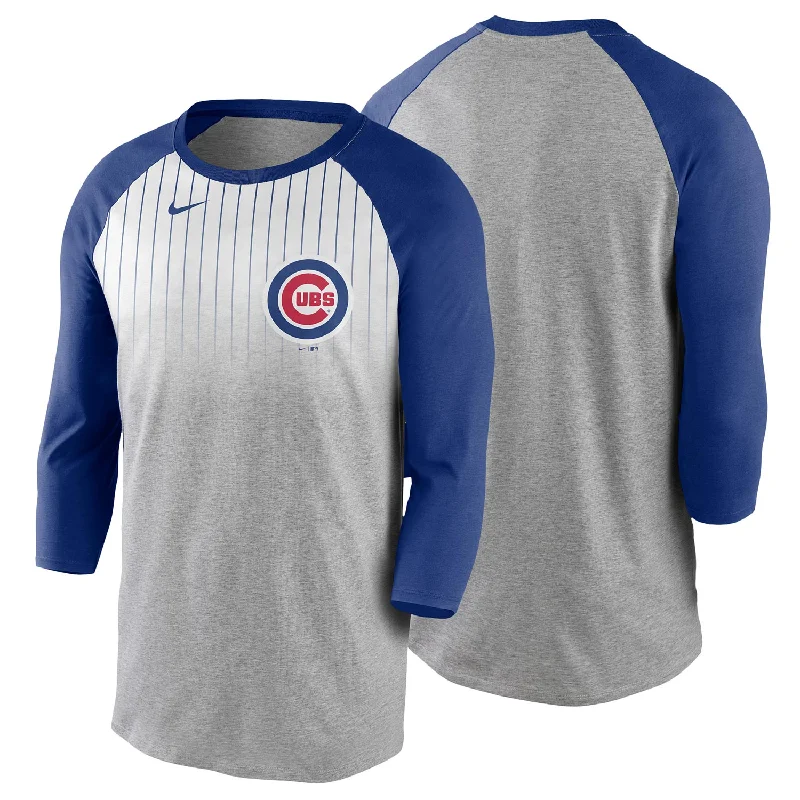 Weekend Discounts to Delight Chicago Cubs Nike AC Jersey Fade Tri Blend 3/4 Sleeve Shirt Weekend Discounts to Delight Chicago Cubs Nike AC Jersey Fade Tri Blend 3/4 Sleeve Shirt