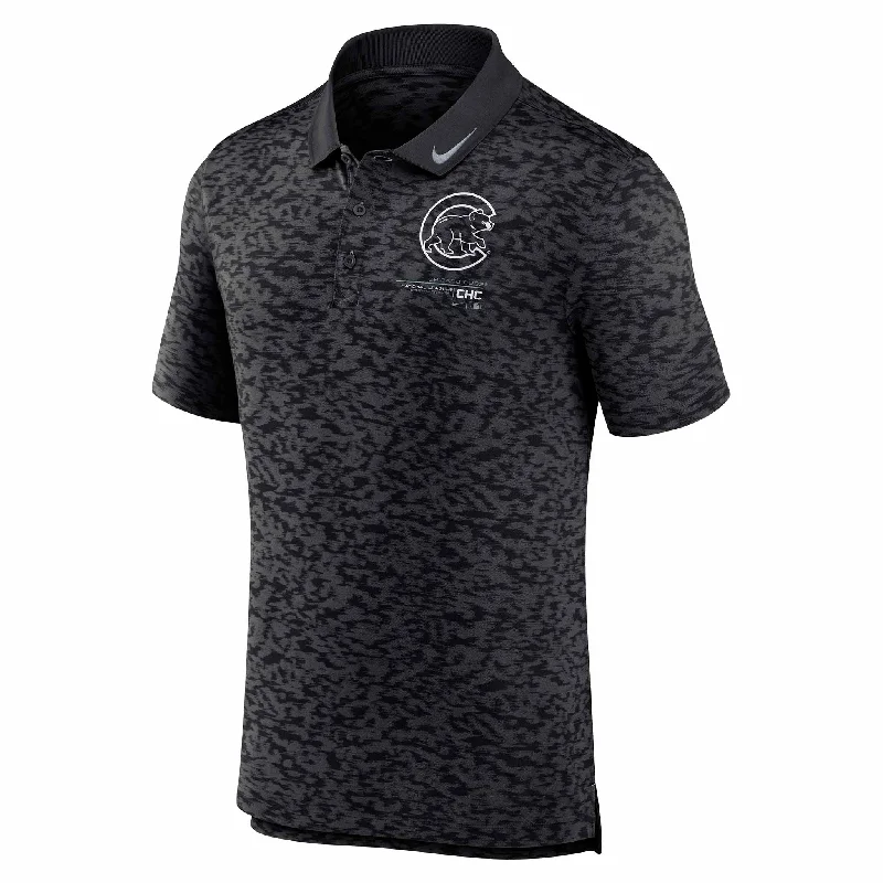 Quick Sale Chicago Cubs Nike Black Next Level Polo