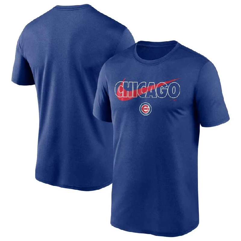 Reduced Price Chicago Cubs Nike City Swoosh Royal T-Shirt
