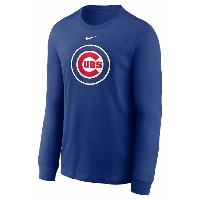 Overstock Sale Chicago Cubs Nike Core Primary Long Sleeve T-Shirt