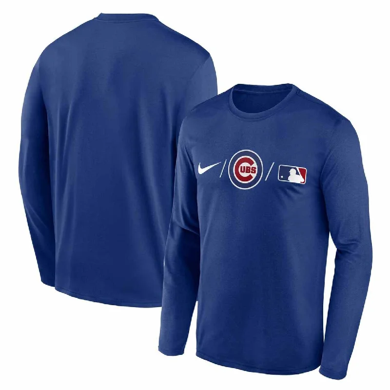 Act Fast Chicago Cubs Nike Legend Dri-FIT Long Sleeve T-Shirt