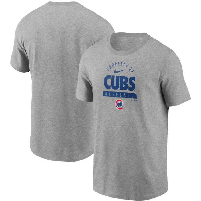 Weekend Offers That Sizzle Chicago Cubs Nike Property Of Grey T-Shirt