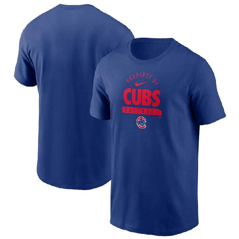 Weekend Extravaganza: Shop Now Chicago Cubs Nike Property Of Royal T-Shirt