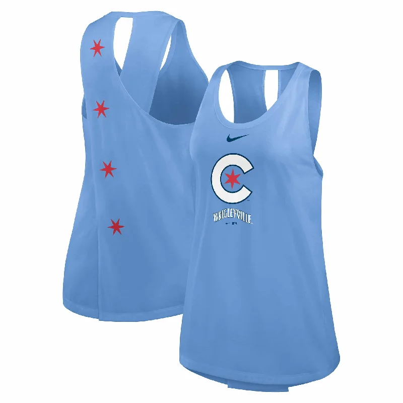 New Arrival Chicago Cubs Nike Women's City Connect Criss Cross Tank