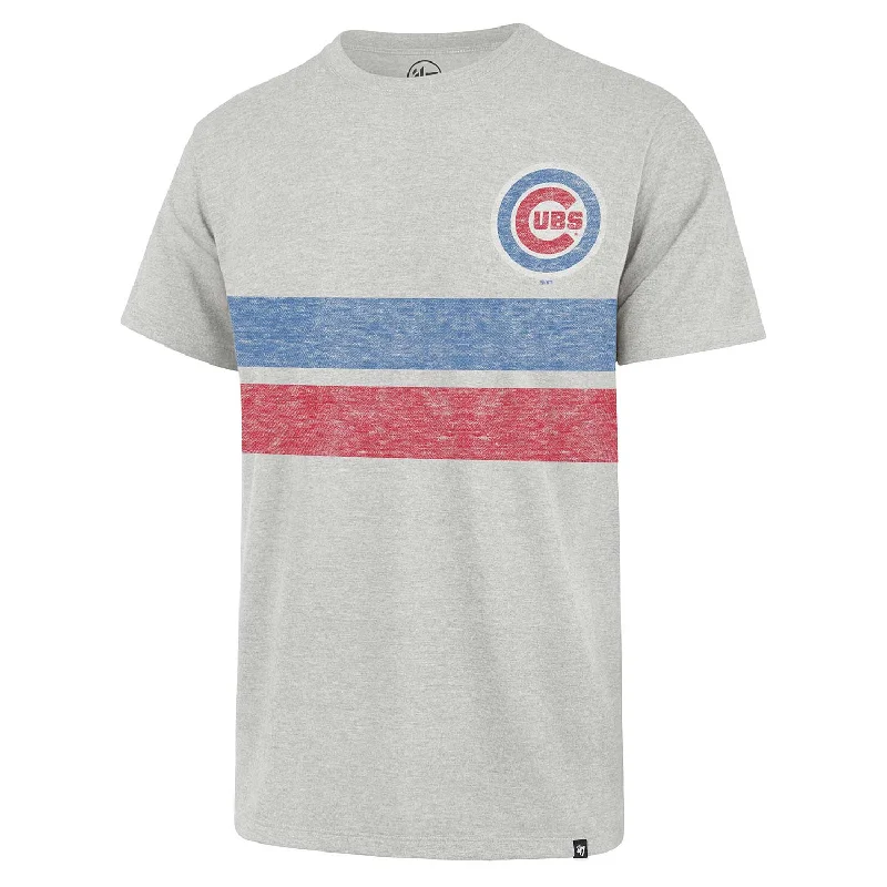 Early Bird Chicago Cubs Relay Stripe-Through Franklin T-Shirt