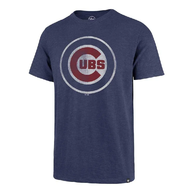 Weekend Wonders Await! Chicago Cubs Royal Bullseye Scrum T-Shirt