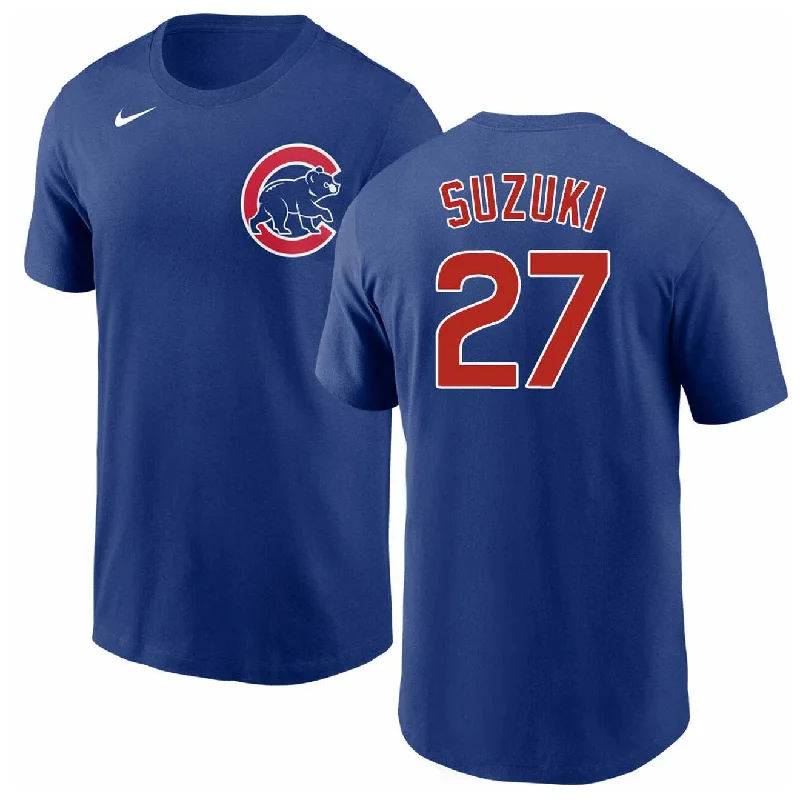 Hurry In Chicago Cubs Seiya Suzuki Nike Youth Name & Number T-Shirt