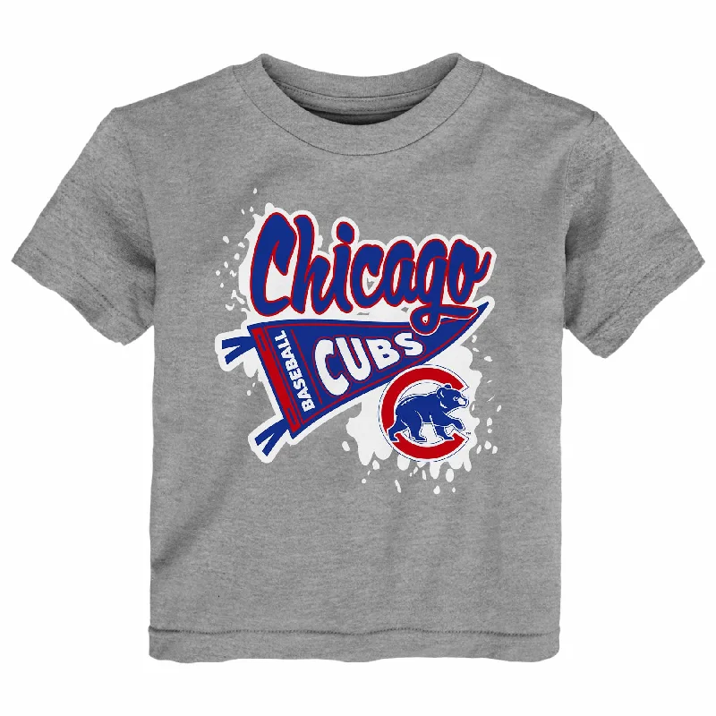 Closeout Chicago Cubs Toddler Banner Splatter T-Shirt