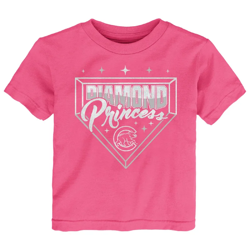 Final Sale Chicago Cubs Toddler Diamond Princess T-Shirt