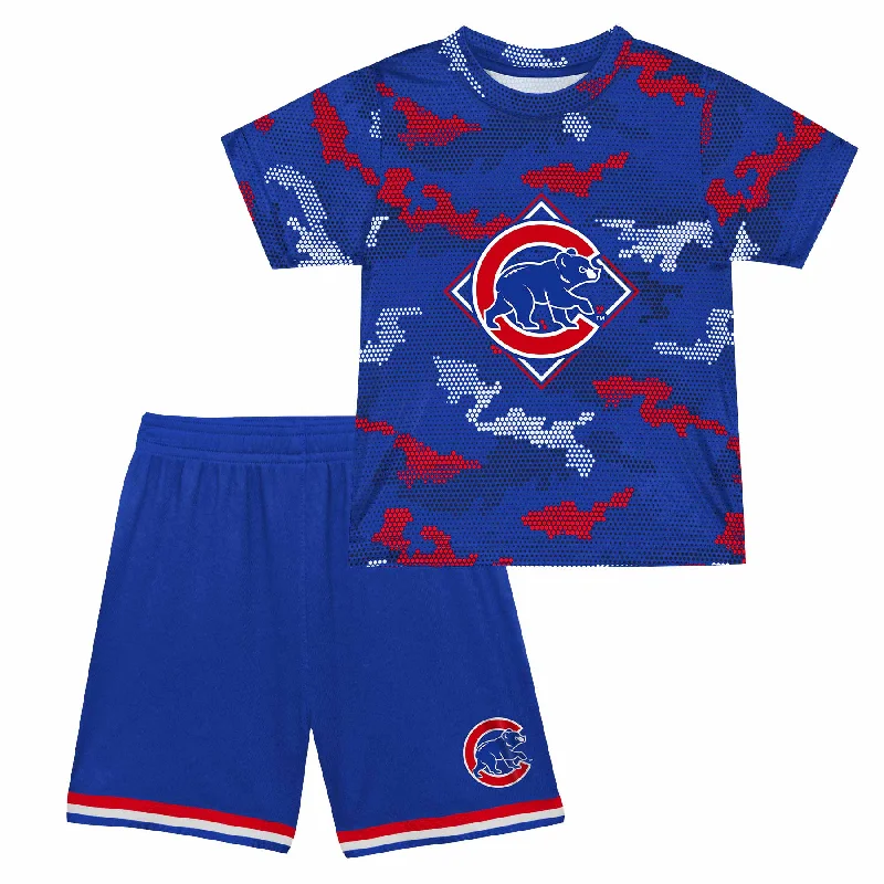 Deal Zone Chicago Cubs Toddler Field Ball Short Set