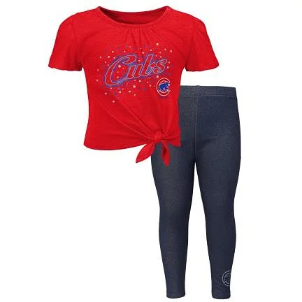Great Deals Chicago Cubs Toddler Heart In The Game Shirt and Legging Set