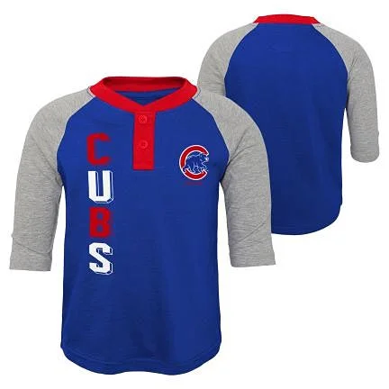 Hurry In Chicago Cubs Toddler Play To Win Henley T-Shirt