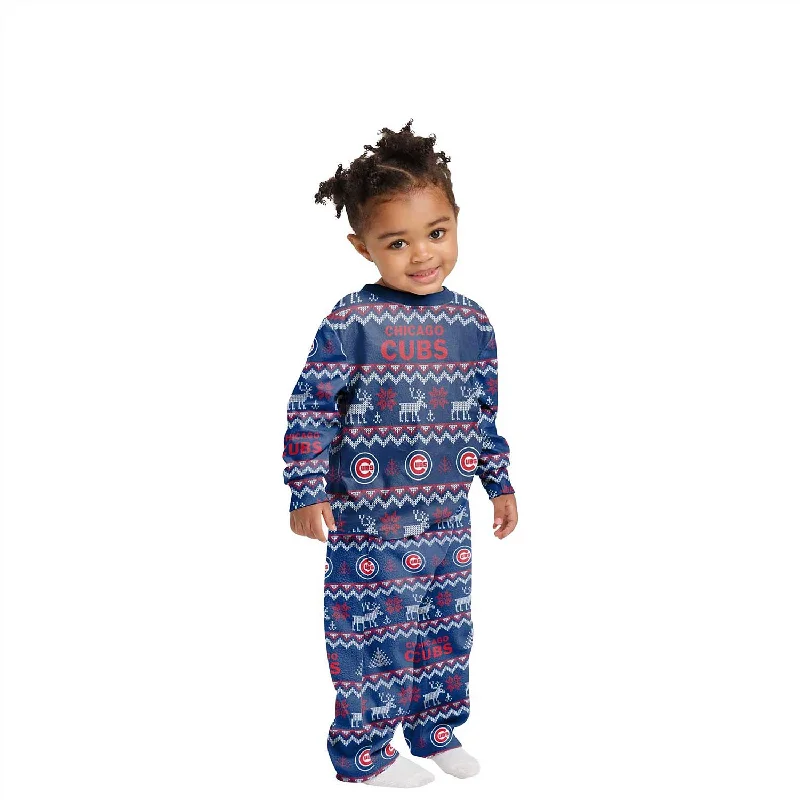 Limited Supply Chicago Cubs Toddler Ugly Sweater Family Pajamas