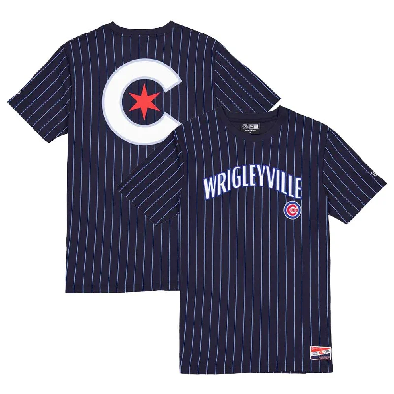 Price Cut Chicago Cubs Two Sided City Connect Pinstripe T Shirt