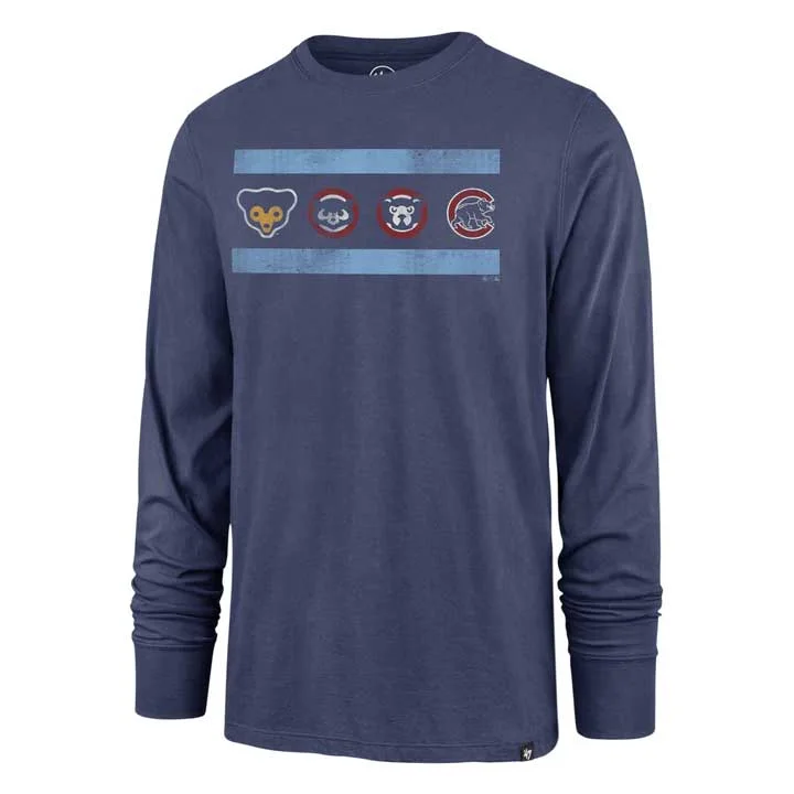 Top Pick Chicago Cubs Vintage City Flag Franklin Long Sleeve T-Shirt