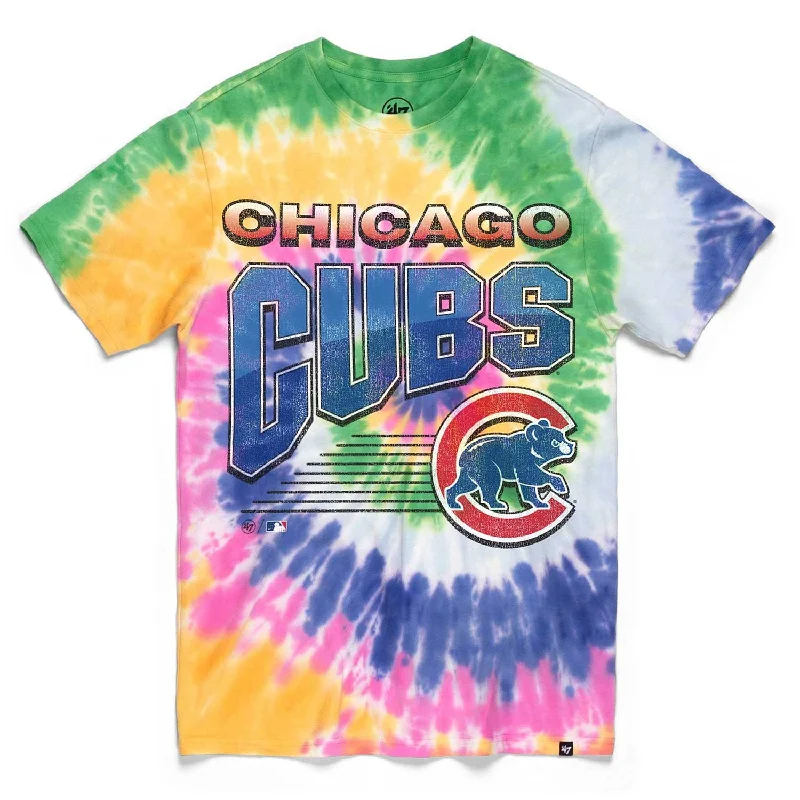 Weekend Savings Bonanza Chicago Cubs Vintage Vortex Tie Die T-Shirt